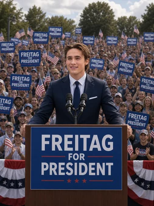 Image: Secretary of State Freitag's 2032 Presidential Bid